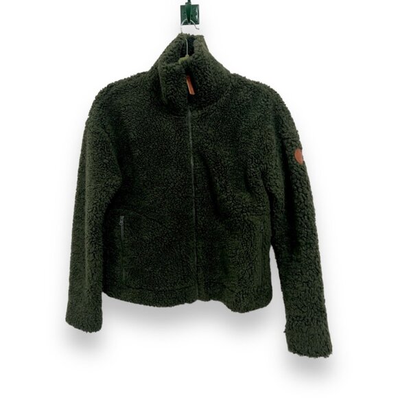 Alpine Design Talia Ridge Sherpa Jacket Green Womens Full Zipper Size X-Small - Picture 3 of 7